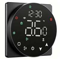 Thermostat intelligent pour ventilo-convecteur à commande tactile, moteur EC, sans fil, Zigbee, Modbus, thermostat numérique EC FCU avec télécommande
