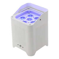 APP alimenté par batterie 6in1 LED Par Can Light 6x18w RGBWA UV pour DJ Party Spotlights