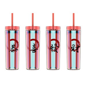 Offre Spéciale Gobelets en Acrylique <span class=keywords><strong>Pastel</strong></span> 16oz, Tasses en Plastique Mat à Double Paroi en Vrac avec Nettoyeur de Paille/Couvercles et Pailles Gratuits pour Cadeau - Product Image 4