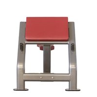 Équipement de fitness professionnel pour la musculation, Banc de curl preacher assis pour développement des biceps, Banc de musculation réglable en trois positions