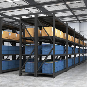 Jigong Racking Estante y bastidores sin pernos de metal ajustable Almacenamiento de almacén Engrosamiento Estante de metal de servicio medio - Product Image 3