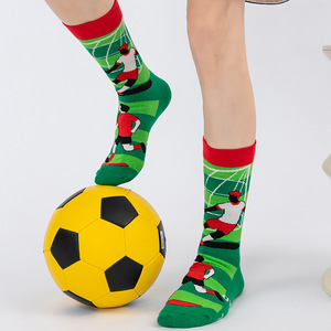 Calzini Divertenti in Cotone '<span class=keywords><strong>Non</strong></span> Disturbare, Sto Guardando il Calcio' Antiscivolo, Calze Sportive alla Moda per Uomo - Product Image 4