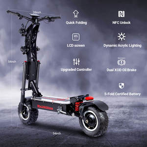 Scooter Dualtron de 72v 40ah con Doble Motor, Rápido, de 14 Pulgadas y 10000w de Alta Potencia, X14pro - Product Image 1
