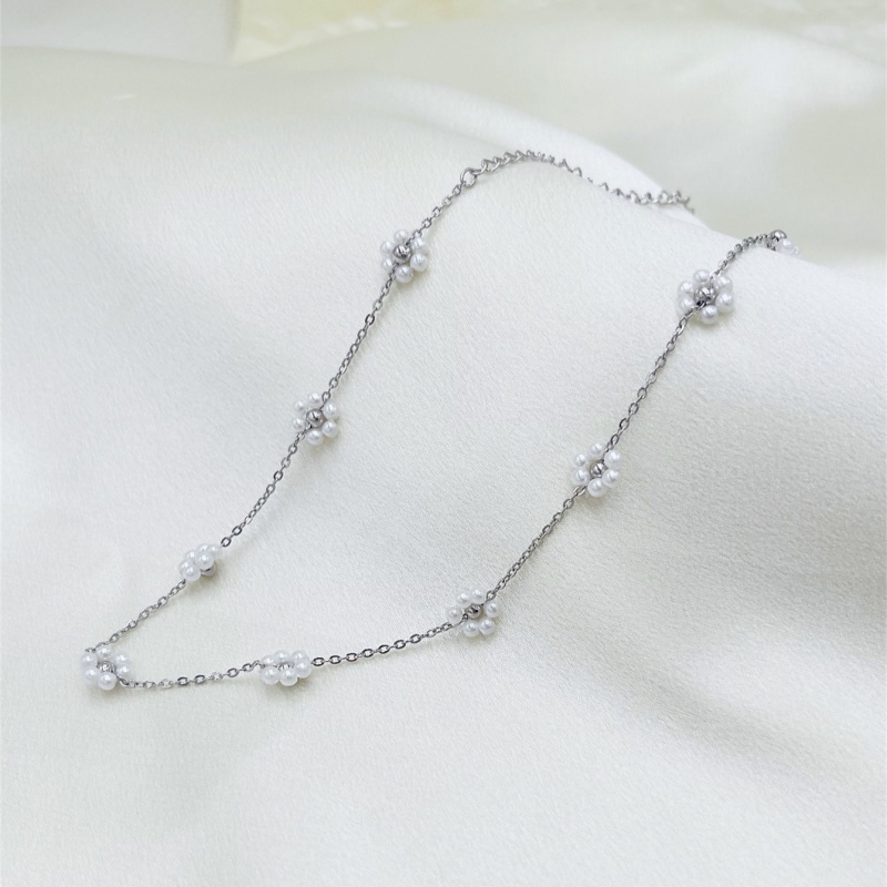 Acier perle blanc
