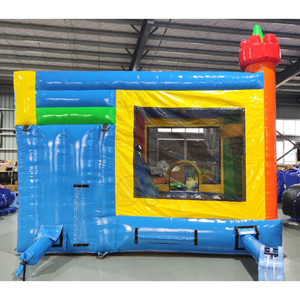 Château gonflable commercial avec toboggan sec/humide pour enfants, combo château gonflable géant, aire de jeux gonflable à <span class=keywords><strong>louer</strong></span> - Product Image 4