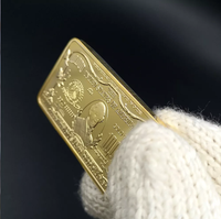 Barre d'or rectangulaire de haute qualité ou boîtier de lingots boîte d'emballage transparente boîte de porte-monnaie de Collection hermétique