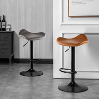 Tabouret de bar vintage réglable et pivotant pour comptoirs, caisses enregistreuses et îlots; Chaise haute de bar avec repose-pieds, tabourets de bar de luxe