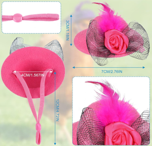 Topi Kostum Unggas Lucu 6-Potong dengan Tali yang Dapat Disesuaikan, Bergaya, untuk Ayam Jago, Bebek, Burung Beo, dan Ayam Betina - Product Image 4