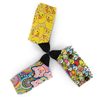 Chaussettes fantaisie en gros ODM motif chat noir amusant, imprimées numériquement en 3D, portrait d'animal de dessin animé, légères, avec logo personnalisé, cadeau décontracté original