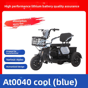 Aesthetic Design Electric Three-Wheeler - Front Section Doubles as Seat and Storage - Product Image 2