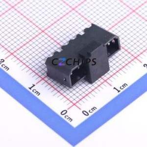 1778599 Plug-in Terminal Block Through hole Component (THT),P=2.5mm Connector 2.5mm Black Straight Pin 6P - Product Image 1