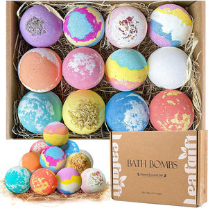 Bombes de Bain Volumineuses de Luxe Non Toxiques en Gros pour Spa Pétillant aux Fleurs, Sel d'Epsom, 100% Naturelles, Fabrication Personnalisée sous Marque Privée - Product Image 1