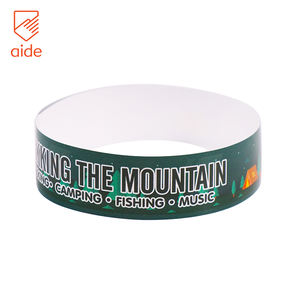 워터 파크를위한 사용자 정의 직접 열 팔찌 티켓 팔찌 열 방수 콘서트 축제 열 종이 팔찌 - Product Image 4