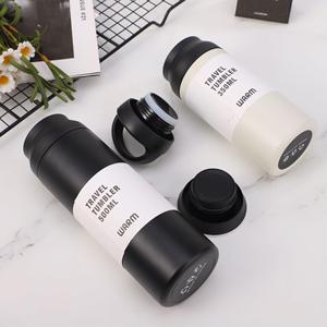 500ml Customized Portable 2 in 1 Lid Stainless Steel Japanese Vacuum Tea <b>Coffee</b> Mug Gift <b>Bottle</b> Travel Tumbler With Handle - Product Image 2
