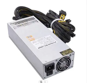 Server PC Power Supply 12v 2500W for Graphics Card Desktop Computer with 16*6+2Pin Low Noise GPU High Efficiency PSU