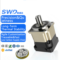 Boîte de vitesses planétaire hélicoïdale à bride 3KW, couple élevé 500Nm, efficacité 95%, rapport 10:1, arbre creux pour axes rotatifs CNC et tables tournantes