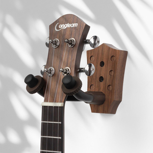 Cintres muraux pour <span class=keywords><strong>guitare</strong></span> Support mural pour <span class=keywords><strong>guitare</strong></span> en bois de noyer massif pour <span class=keywords><strong>guitare</strong></span> électrique acoustique basse - Product Image 6