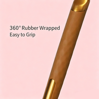 Brosse à dents à poils doux avec manche enveloppé de caoutchouc antidérapant et confortable - Conception légère et pratique pour les soins bucco-dentaires quotidiens