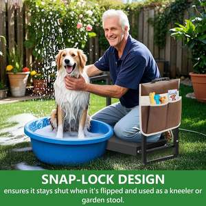 <b>Garden</b> Kneeler <b>Seat</b> Heavy Duty with Support Bracket [Upgraded Widened Thick 10'' <b>Kneeling</b> Pad] <b>Garden</b> Stool. - Product Image 4