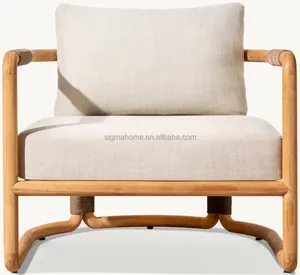Chaise longue <span class=keywords><strong>en</strong></span> <span class=keywords><strong>bois</strong></span> <span class=keywords><strong>de</strong></span> haute qualité fabriquée <span class=keywords><strong>en</strong></span> Chine ensemble <span class=keywords><strong>de</strong></span> <span class=keywords><strong>jardin</strong></span> <span class=keywords><strong>en</strong></span> teck extérieur meubles canapé <span class=keywords><strong>fauteuil</strong></span> - Product Image 4