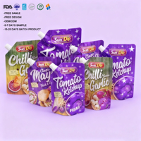 Feiao Hits Ahoy Edibles Stand-up Pouch met Mushroom Spout Pouch, sappige fruit babyvoeding pouch, Doypack Spout Bag