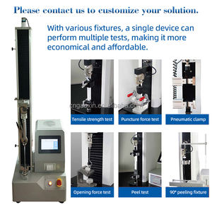 GAOXIN Factory Servo Control Informatisé Équipement d'essai universel Machine d'essai de traction pour le tissu plastique caoutchouc - Product Image 3