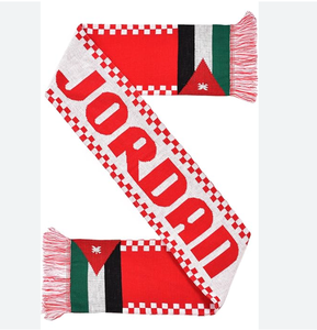 Bufanda con bandera de <span class=keywords><strong>Jordania</strong></span> de alta calidad, bufanda de punto Unisex para adultos <span class=keywords><strong>y</strong></span> mujeres - Product Image 1
