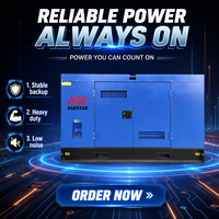 18KVA 50/60Hz Einphasiger 200A Geräuscharmer Dieselgenerator Tragbare Industrielle Stromversorgungseinheit für Baustellen-Backup