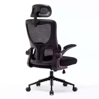 Chaises de bureau ergonomiques de luxe de haute qualité, noires, réglables en hauteur, avec support lombaire, pour le bureau à domicile et les salles de réunion