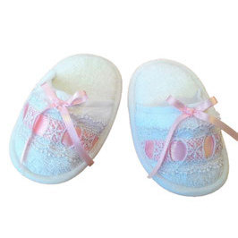 PANTUFLAS TEJIDAS ROSAS - Product Image 1