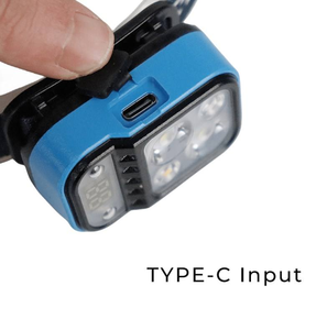 빅 콥 슈퍼 브라이트 1200mAh USB 충전식 IP65 방수 휴대용 조절 가능한 빔 LED 헤드램프 300-499M 범위 조광 가능 - Product Image 2