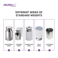Ensemble de poids d'étalonnage en acier inoxydable de classe E2, de 1 mg à 500 g, dans un coffret en aluminium pour balance analytique de laboratoire