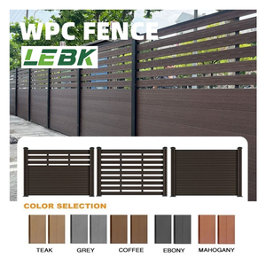 Panneaux <span class=keywords><strong>de</strong></span> clôture extérieurs étanches en lattes solides pour l'intimité, en composite bois-plastique (WPC), résistants aux UV, 1,8 m, pour <span class=keywords><strong>jardin</strong></span> et maison - Product Image 5
