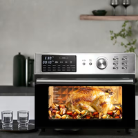 Nouveau design 2025 – Four à convection électrique 30L 1800W avec friteuse à air, cuisson, déshydratation, rôtissoire, 21 menus prédéfinis, 4 accessoires, usage domestique