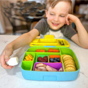 Boîte à lunch en silicone réutilisable, écologique, OEM ODM, personnalisée, hermétique, compatible micro-ondes, sans BPA, boîte bento en silicone - Product Image 2