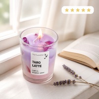 Bougie parfumée créative en forme de latte glacé, série décoration maison, cadeau d'anniversaire, bougie en forme de latte