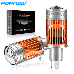 หลอดไฟโปรเจคเตอร์ Bi LED แบบเสียบใช้งานได้ทันที 12V 160W 25000LM ไฟสูง-ต่ำ สีขาว H4 หลอดไฟหน้า LED - Product Image 2