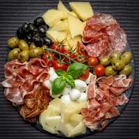 Fabricant italien de saveurs traditionnelles italiennes de la meilleure qualité, 90g, salami tranché avec longue durée de conservation