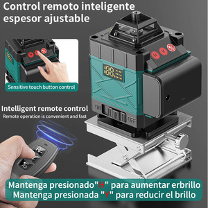 16-Line Green Laser Level 505-520nm With Remote Control For Engineering Surveying - Product Image 2