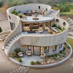 בית קפסולות בית חוות כרזות וחצרות חצר השימוש בקפסולה בית נופש קוטג 'וילה נכס באזורי נוף - Product Image 2