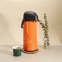 NUEVO Termo de Vidrio de 1l 1.9L con Bomba para Té Caliente 24 Horas, Termo de Café con Asa Portátil de WUJO