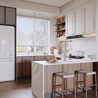 Meubles de cuisine entiers sur mesure, armoires de style rustique, comptoirs en quartz, buffets.