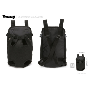 Mochila transportadora de mascotas Yommy XL con ventilación de malla para viajar con perros y gatos - Product Image 3