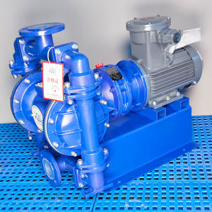 משאבת דיאפרגמה חשמלית חסינת פיצוץ מצופה פלדה יצוקה 1-1/2 אינץ' 1.5 קילוואט, משאבת פריקה לחומרים כימיים, חומצה ואלקליות - Product Image 2