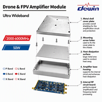 Module amplificateur de puissance RF ultra large bande 2000-6000 MHz 30W à semi-conducteurs (SSPA) pour drone et FPV