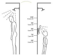 Support mural de douche réglable en acier inoxydable, 2022, fixation avec ventouse, amovible et réutilisable sous vide, pomme de douche