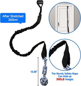Dog Eco-Friendly Nylon Outdoor Bungee Hanging Interactive Tether Tug Chew Toy for <b>Exercise</b> & Solo Play - Product Image 4