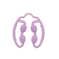 Masseur de jambes circulaire à rouleaux en mousse pour relaxation musculaire, appareil à quatre roues pour mollets, outil de massage des jambes
