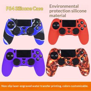 Funda Protectora de Silicona Suave Multicolor para Control de PS4, Cubierta para Joystick de Juego para <span class=keywords><strong>Dualsense</strong></span> - Product Image 2
