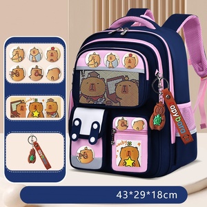 New Cartoon Fashion Schoolbag Students 1-6 Grade <b>Large</b> Capacity Portable Easy to Clean <b>Backpack</b> - Product Image 4